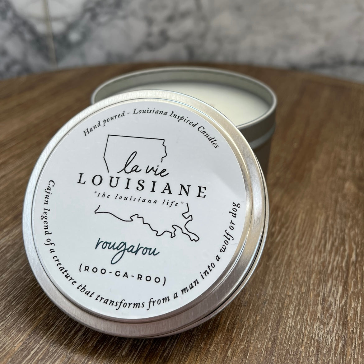 La Vie Louisiana Candle in Tin Jar