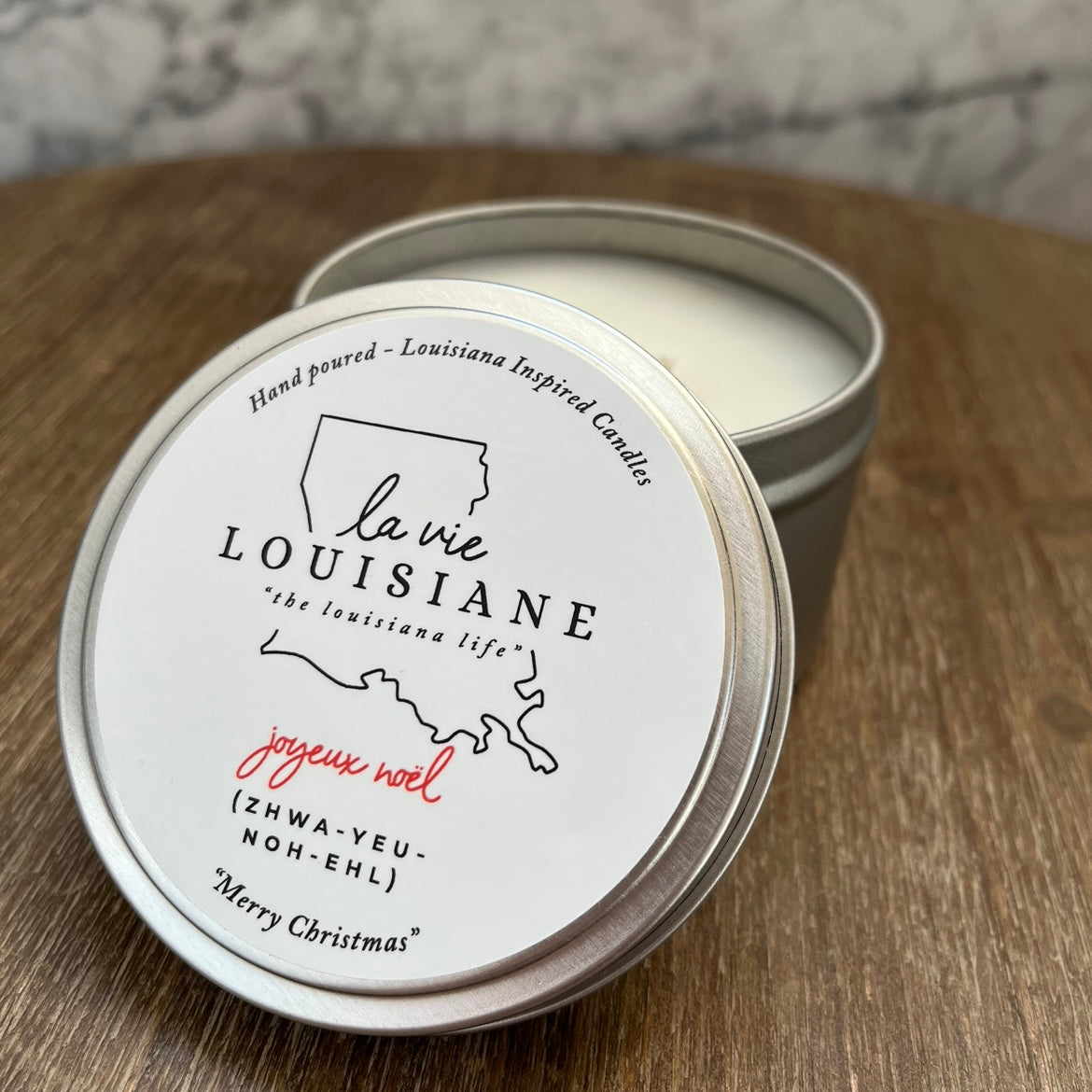 La Vie Louisiana Candle in Tin Jar