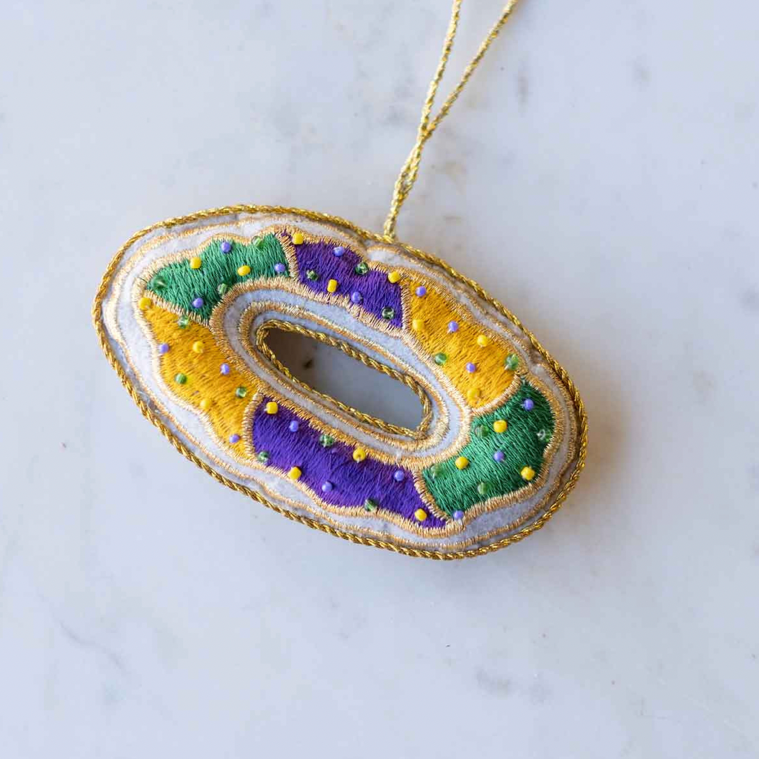 King Cake Ornament