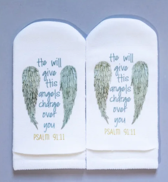 Psalm 91:11 Socks
