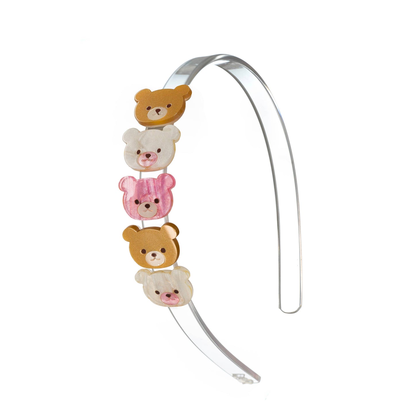 Multi Bears Pearlized Headband