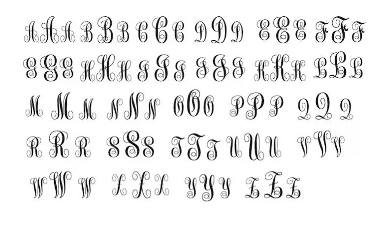 Monograms – ThreeStitches