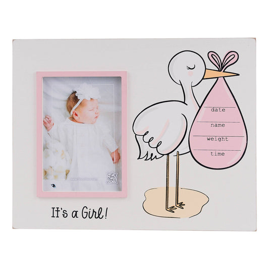 Stork Baby Announcement Frame