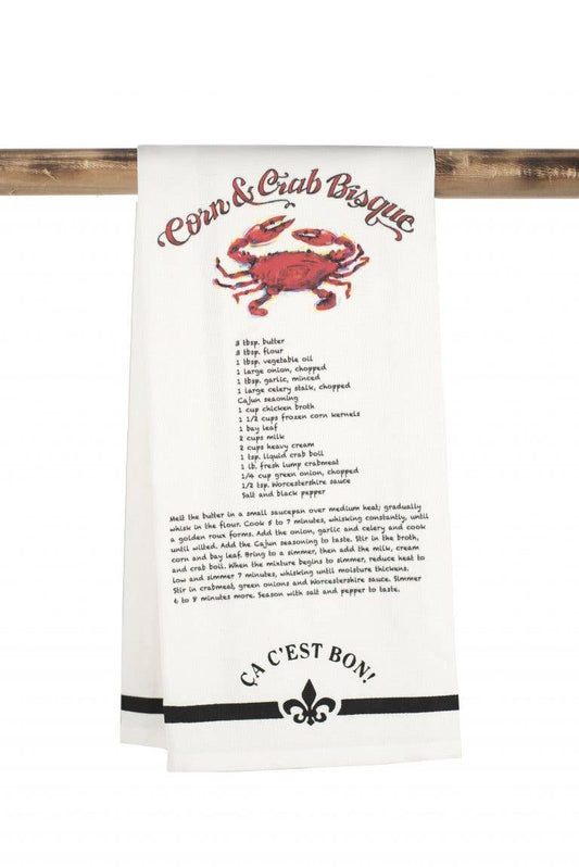 Kitchen Towel - Ca C'est Bon Corn and Crab Bisque