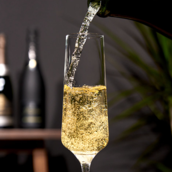 Crystal Champagne Flutes - Set of 4
