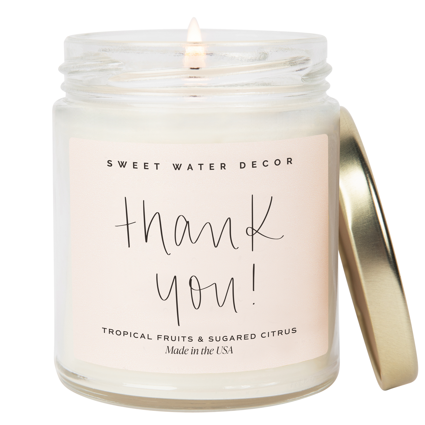 Thank You Candle | Tropical Fruits & Sugared Citrus