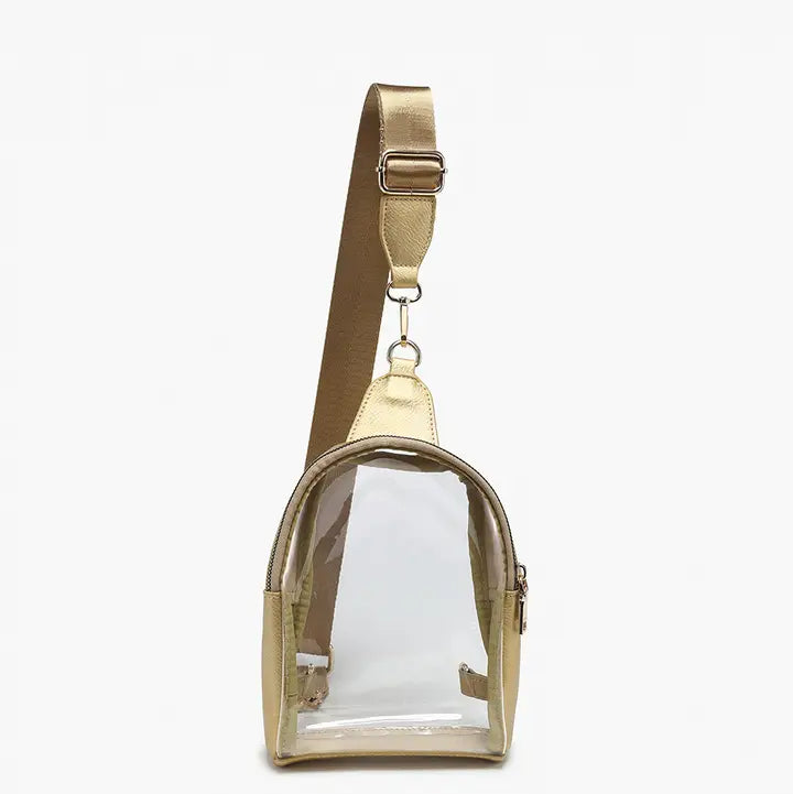 Ellen Clear Sling Bag w/ Guitar Strap