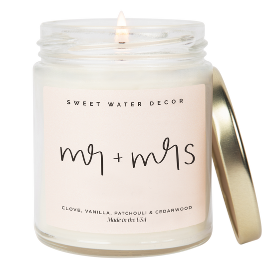 Mr. + Mrs. Candle | Clove Vanilla Patchouli Cedarwood