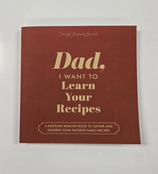 Family Recipe Keepsake Book