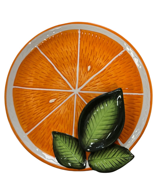 Orange Serving Platter