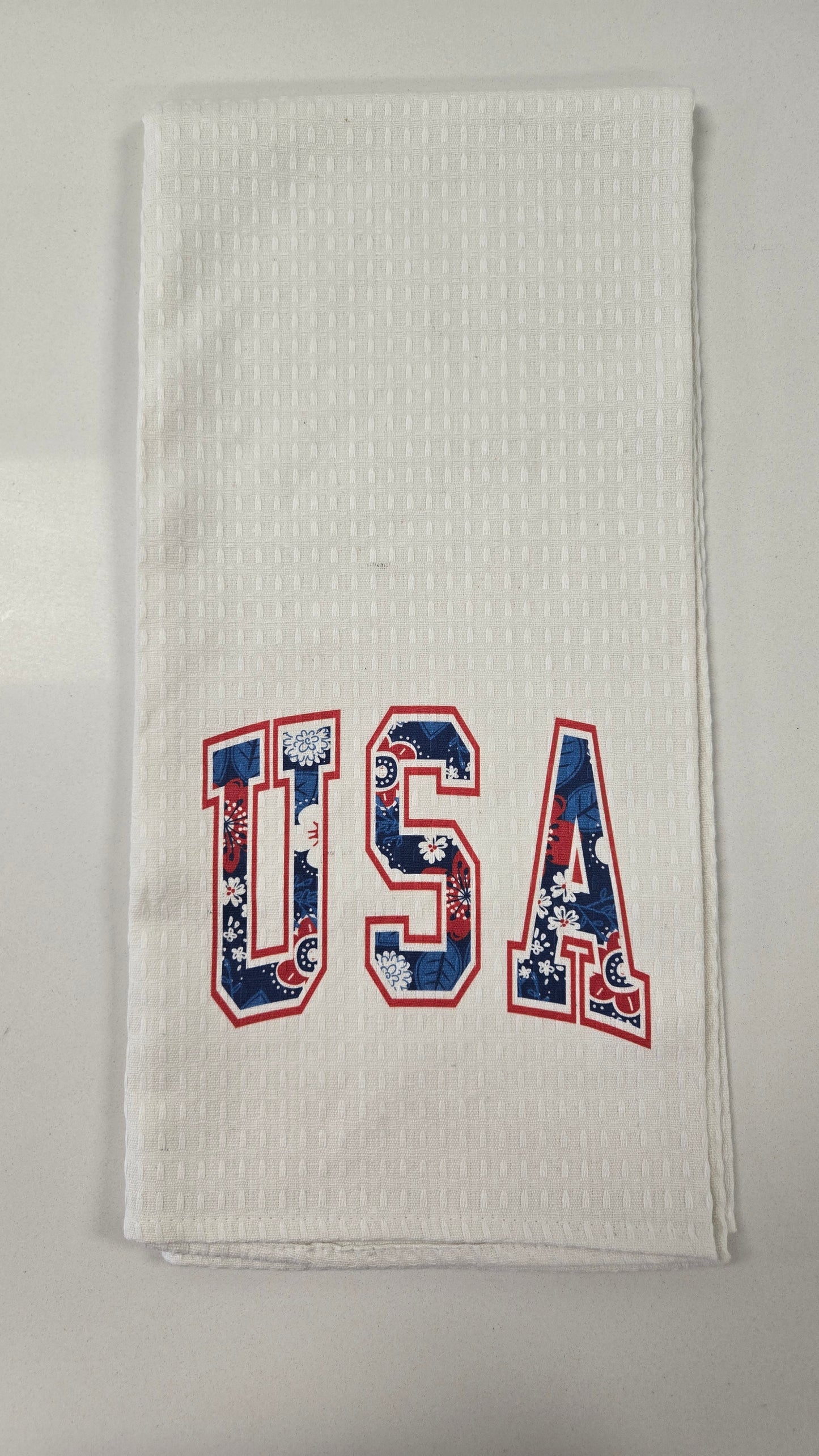 USA Waffle Hand Towel