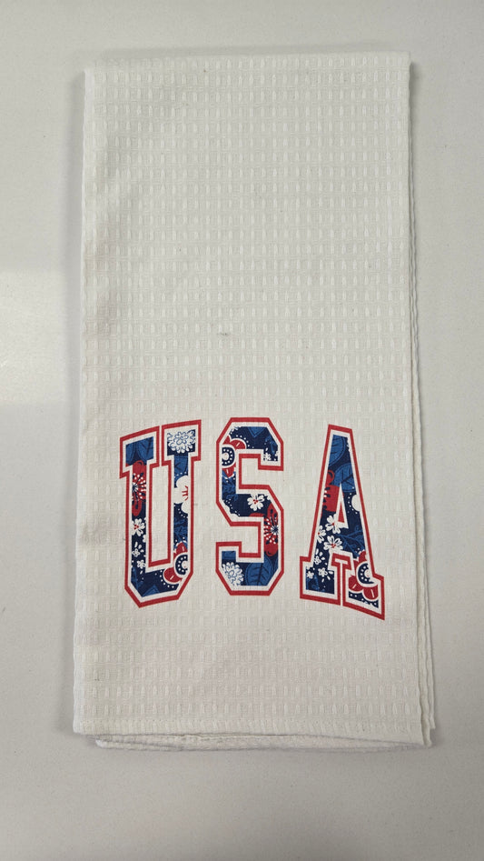 USA Waffle Hand Towel