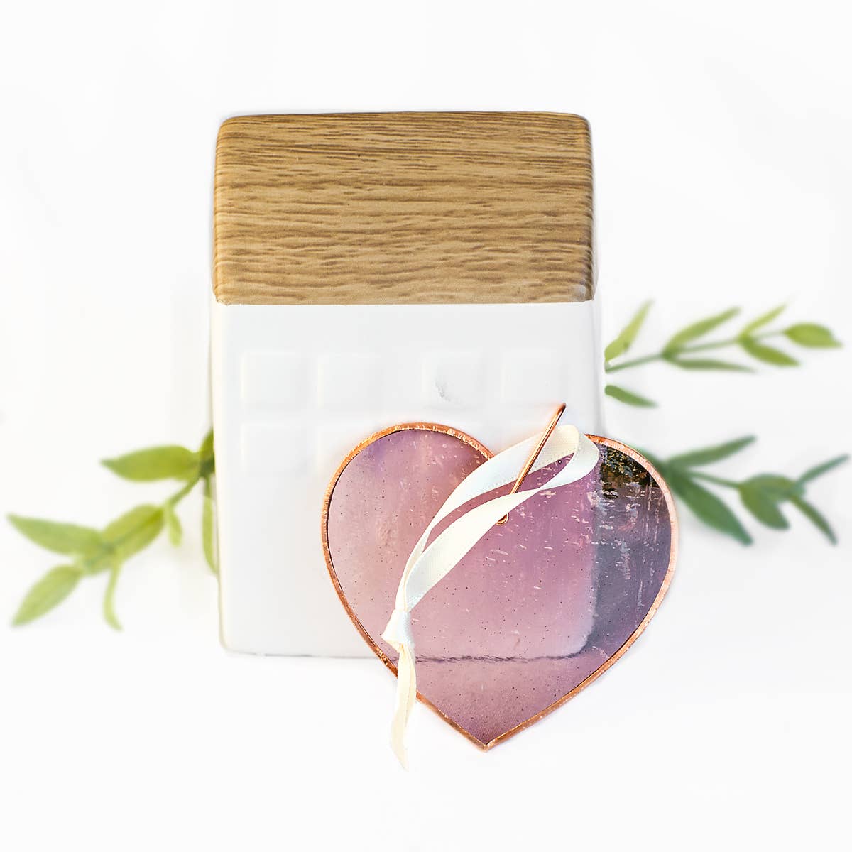 You're the Best: Handmade Stained Glass Heart