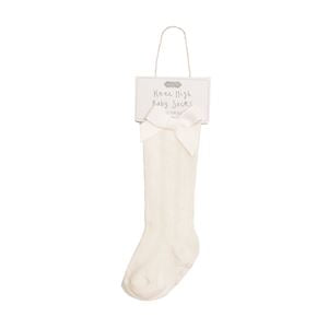 Tall Bow Socks