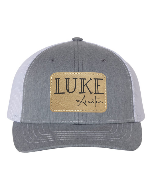 Youth Custom Name Patch Hat