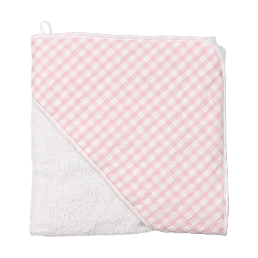 Baby Hooded Bath Towel - 80 x 80: Rosa