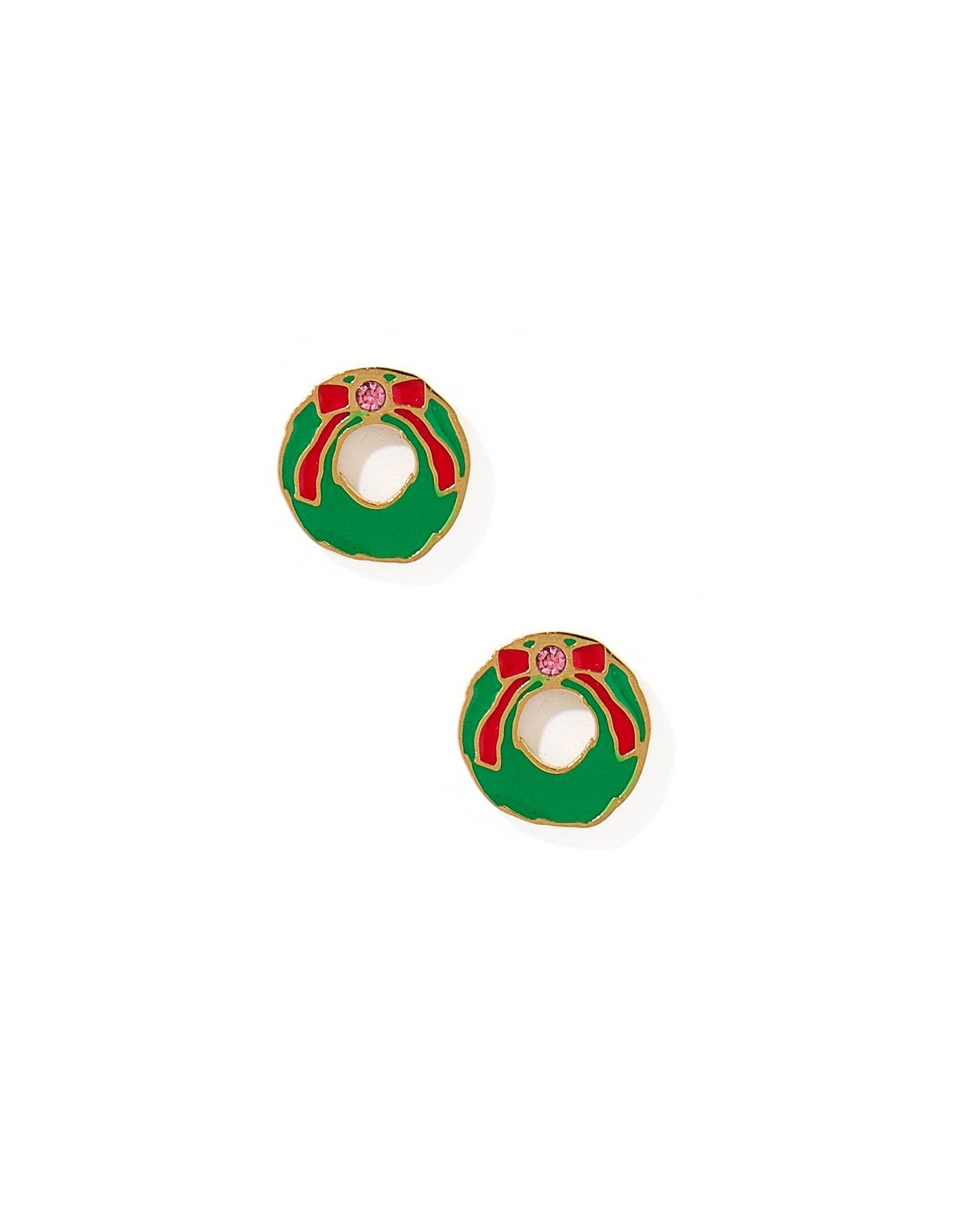 Screwback Stud Earrings - Leighton Wreath