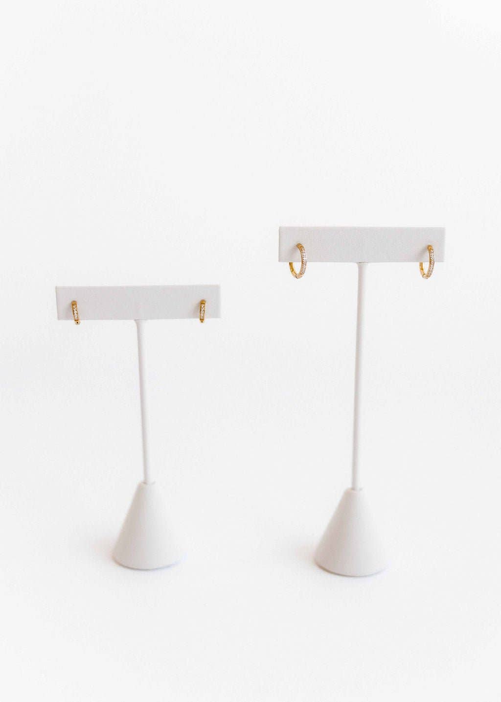 Scarlett Hoop Huggie Earring - Gold