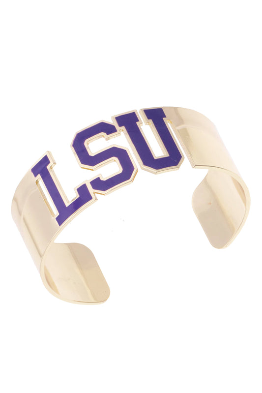 LSU Varsity Outline Cuff