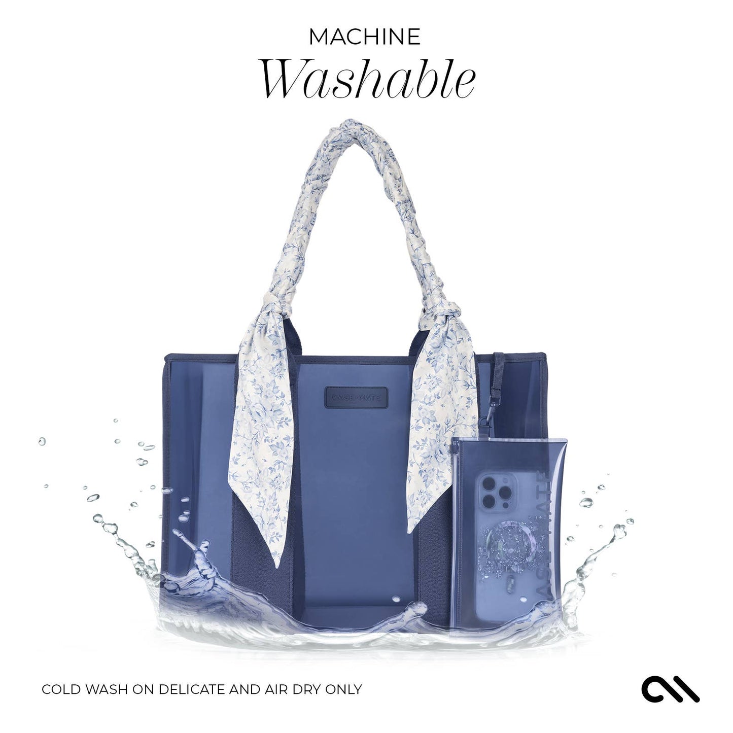 Case-Mate Something Navy Twilly Jelly Tote Bag