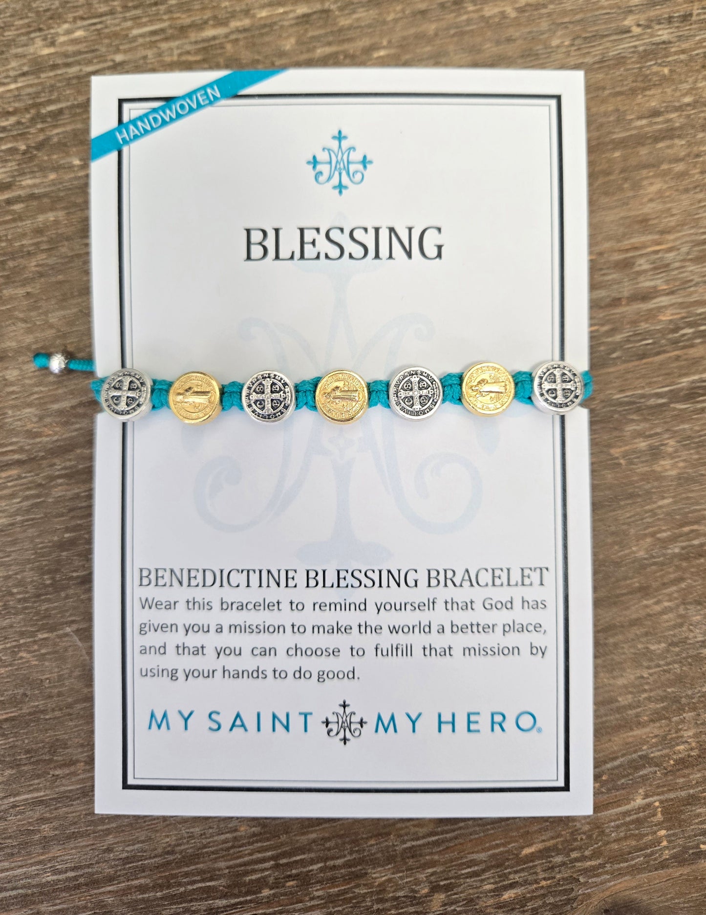 Benedictine blessing bracelet- mixed medals