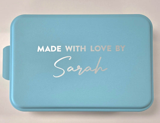 Aluminum Cake Pan with Engravable Lid