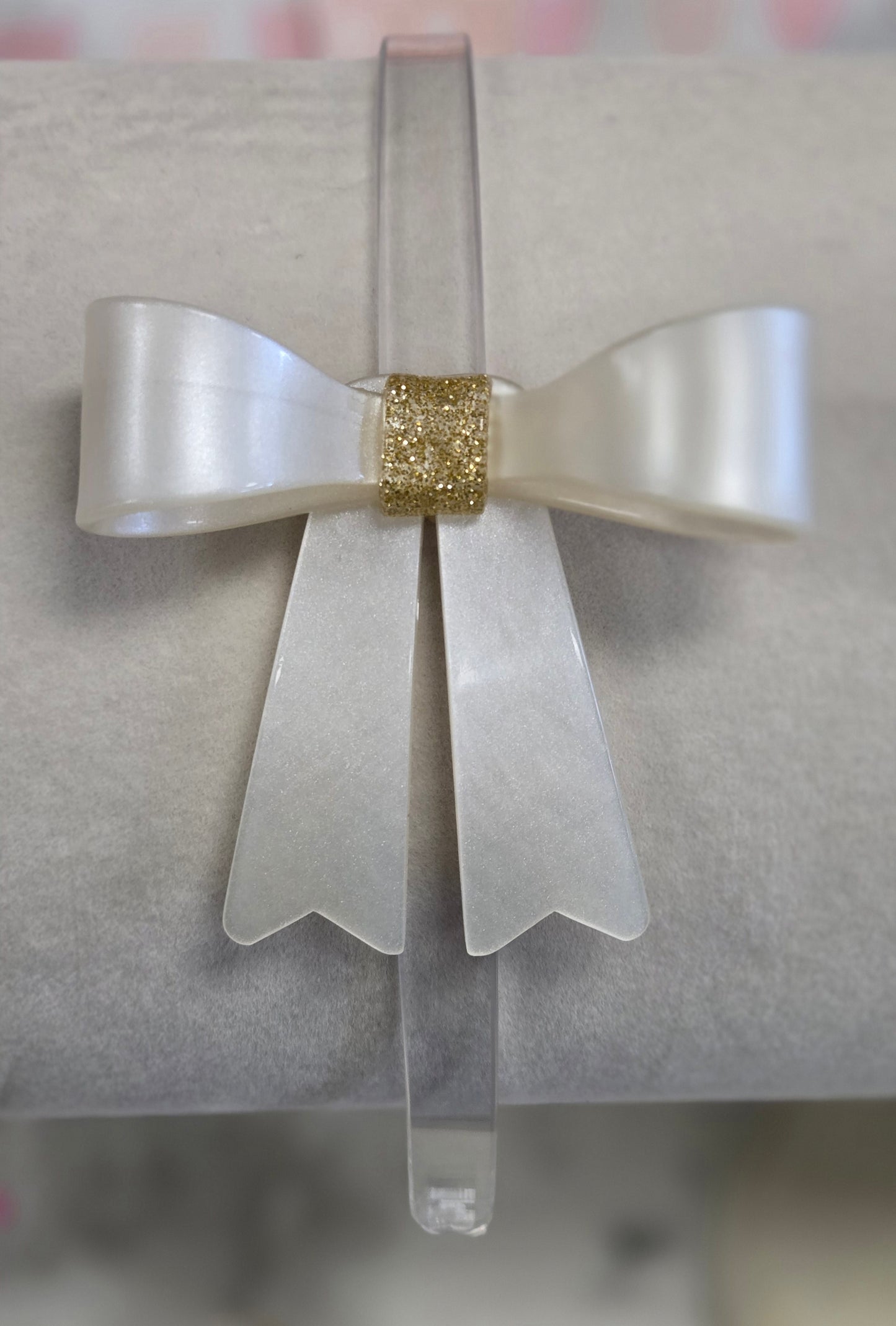 White French Bow Headband