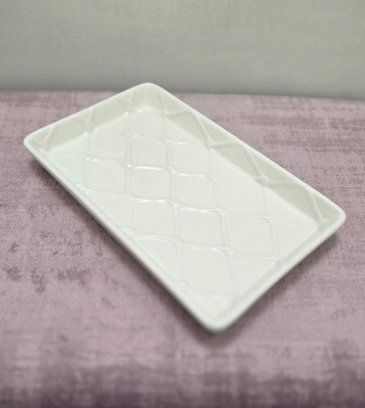 Textured Guest Towel Tray