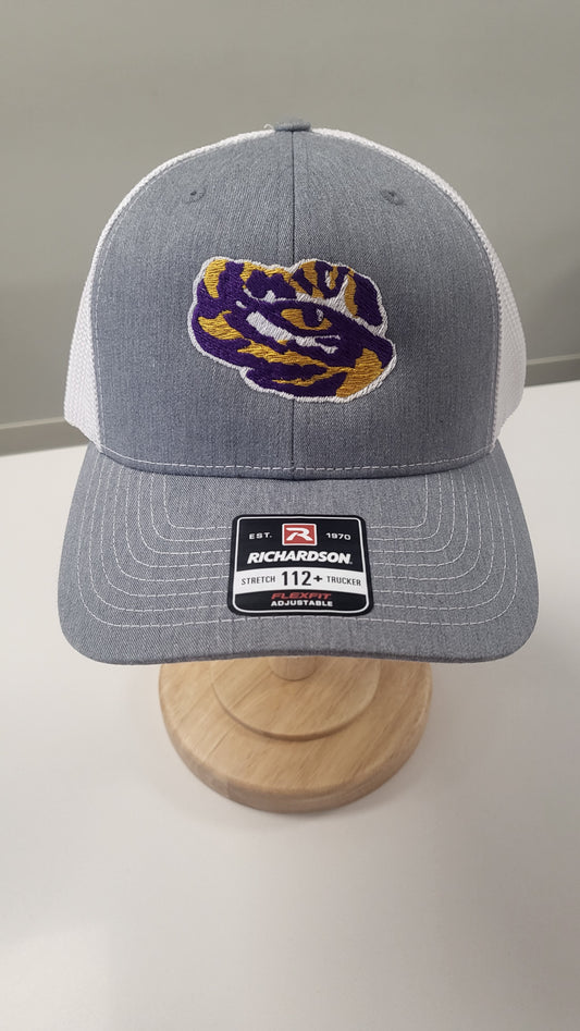 Tiger Eye Embroidered Trucker Cap
