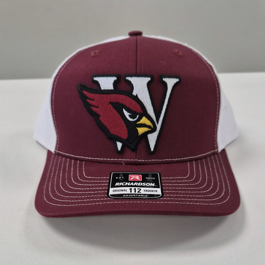 Richardson 112 EDW Cardinal Patch Hat