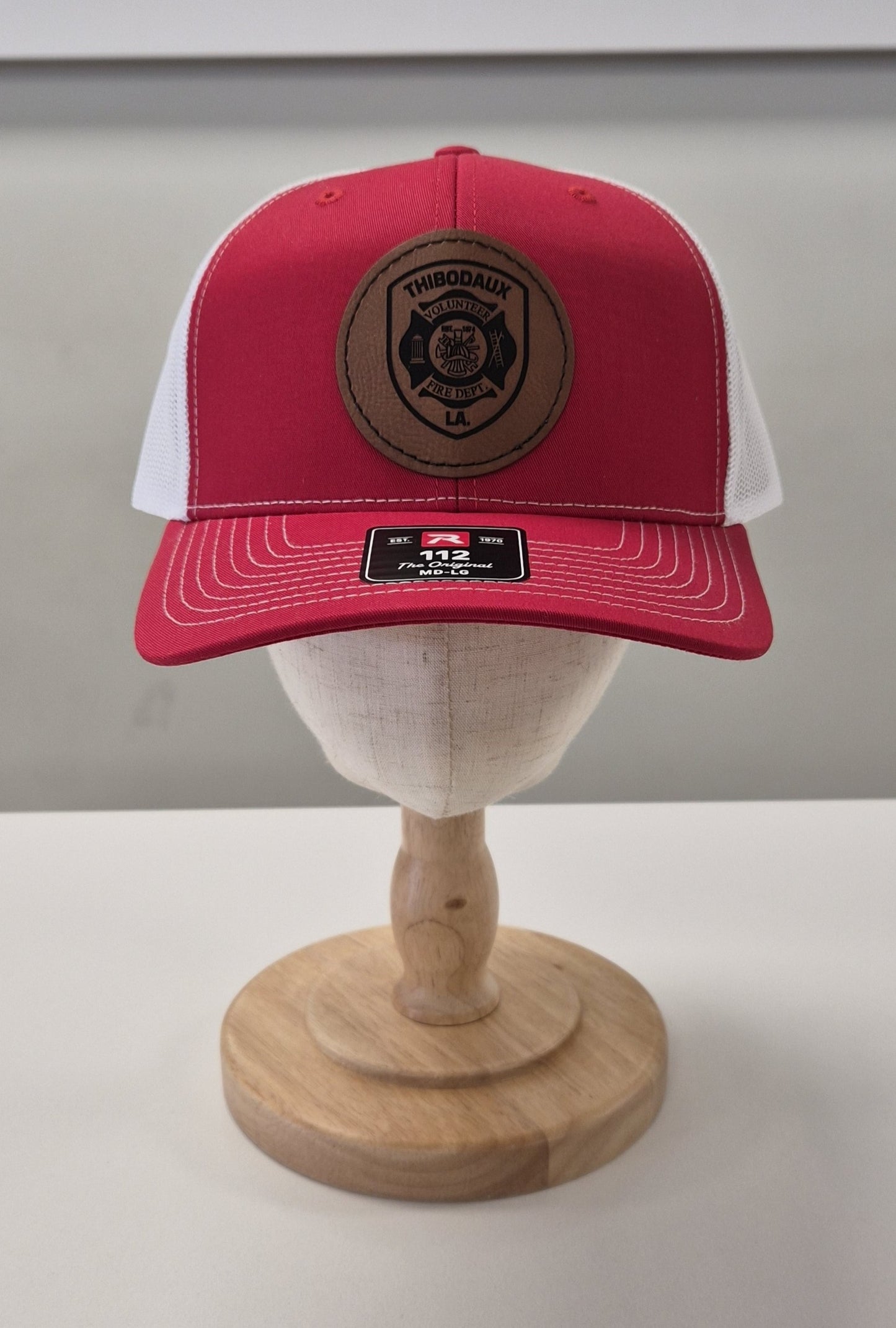Thibodaux Volunteer Fire Department Engraved Patch Trucker Hat