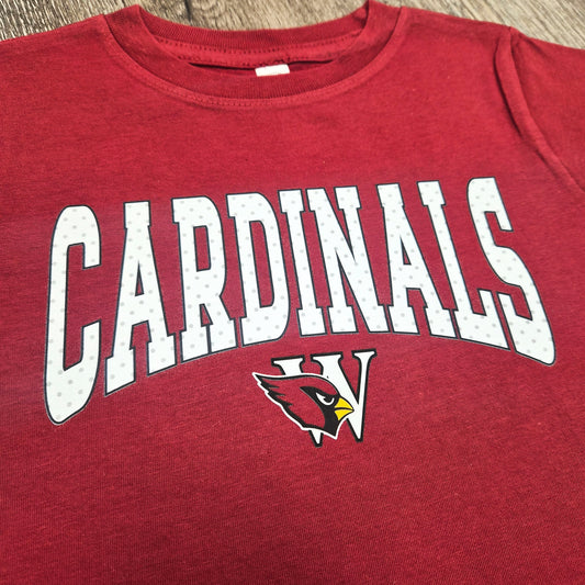 Cardinals Polka Dot Toddler Tee