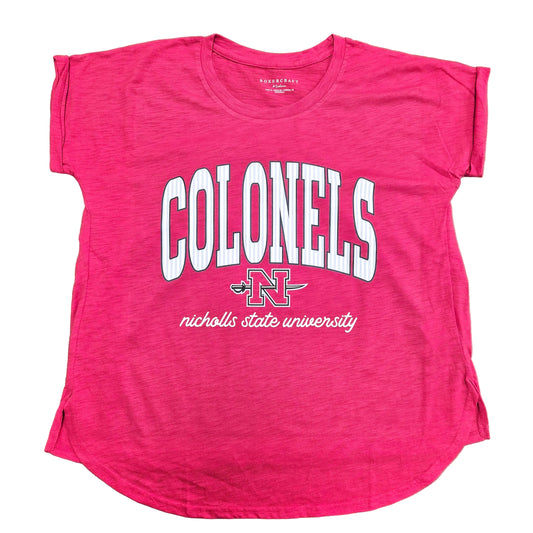 Colonels Striped Women's Boxercraft Tee