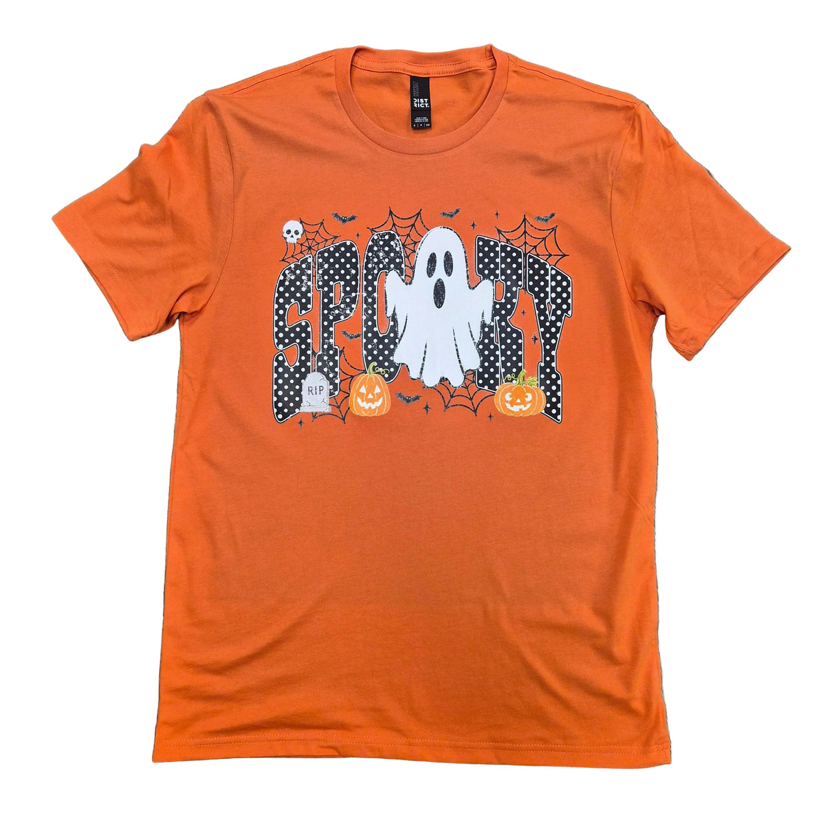Halloween Spooky Polka Dot Cotton Tee