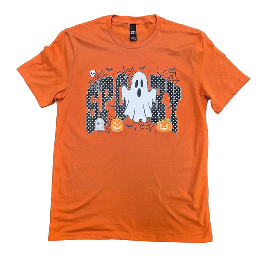 Halloween Spooky Polka Dot Cotton Tee