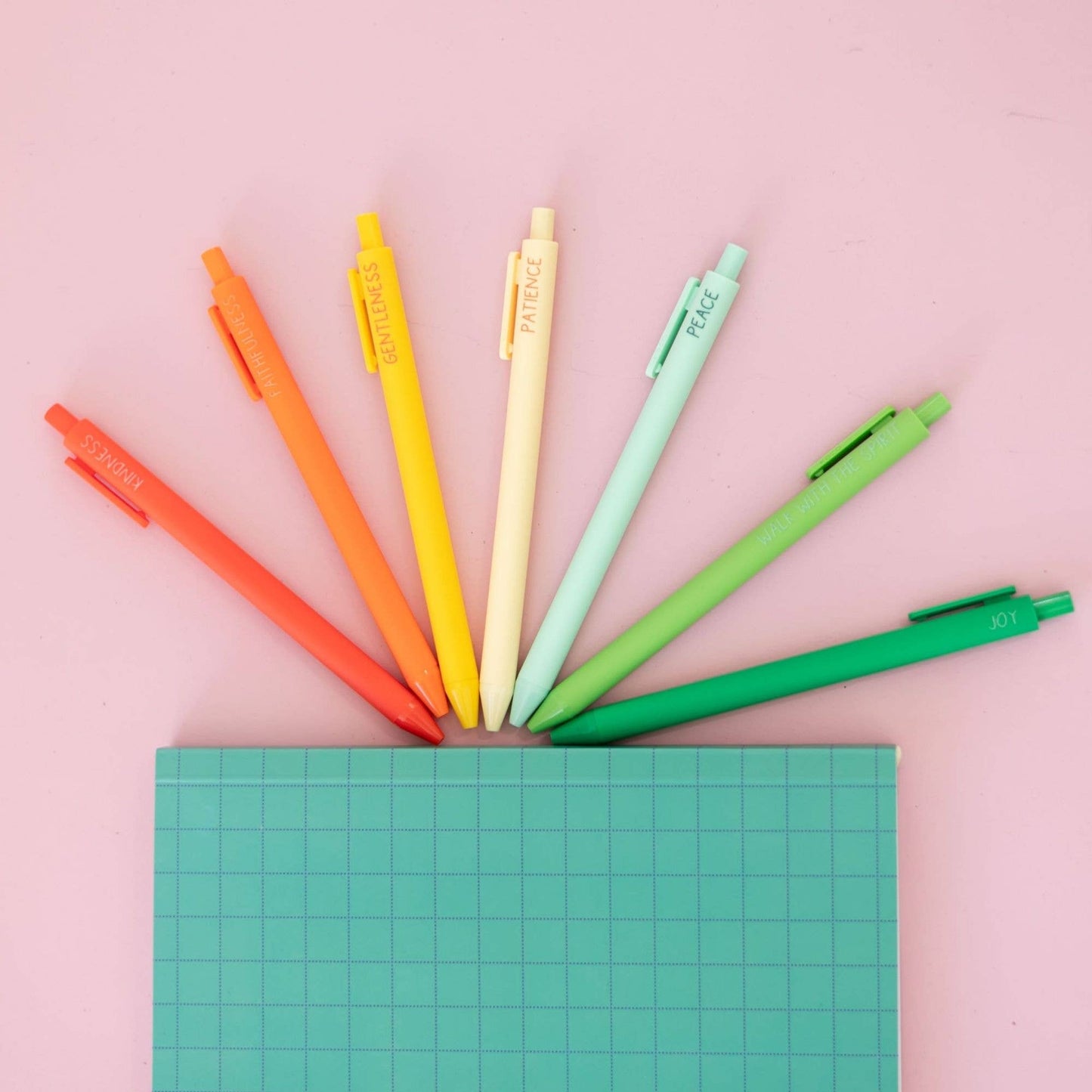 Fruits of the Spirit Faith-Inspired Pen Set of 12