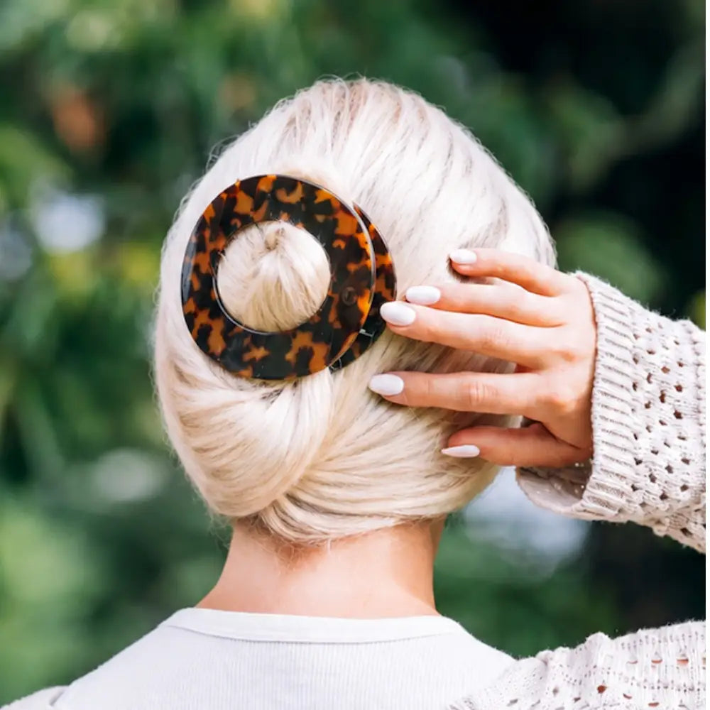 Teleties Flat Circle Hair Clip - Large