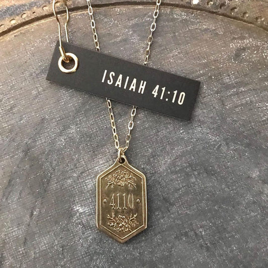 32"- Isaiah 41:10 (Original Pendent Necklace)