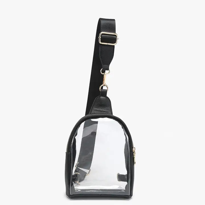 Ellen Clear Sling Bag w/ Guitar Strap