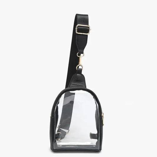 Ellen Clear Sling Bag w/ Guitar Strap