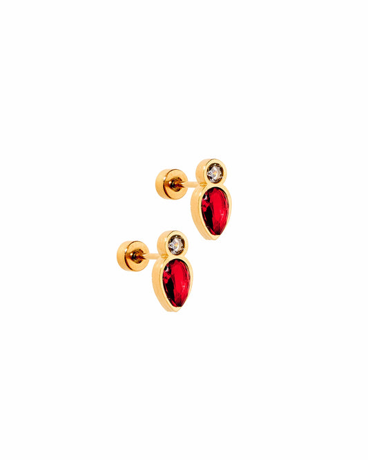 Screwback Stud Earrings - Starla Light