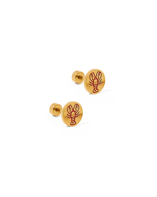 Lobster Screwback Stud Earrings