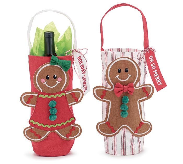Gingerbread Bottle Bag