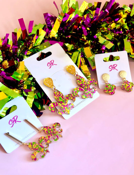 Mardi Gras Large Fleur de Lis