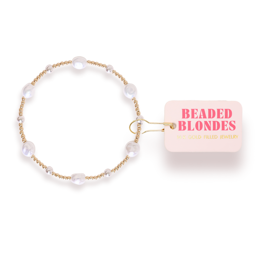 Maggie Bracelet in Gold with Silver