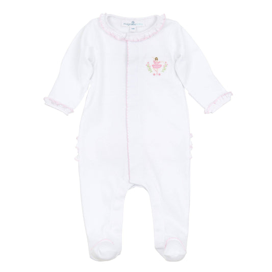 Twinkle Toes Embroidered Footie
