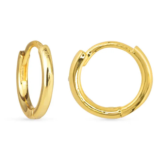 Amanda Blu Gold Hoop Add a Charm Earrings