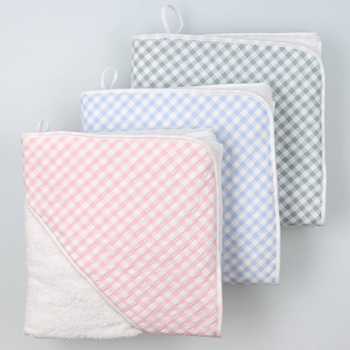 Baby Hooded Bath Towel - 80 x 80: Light Blue