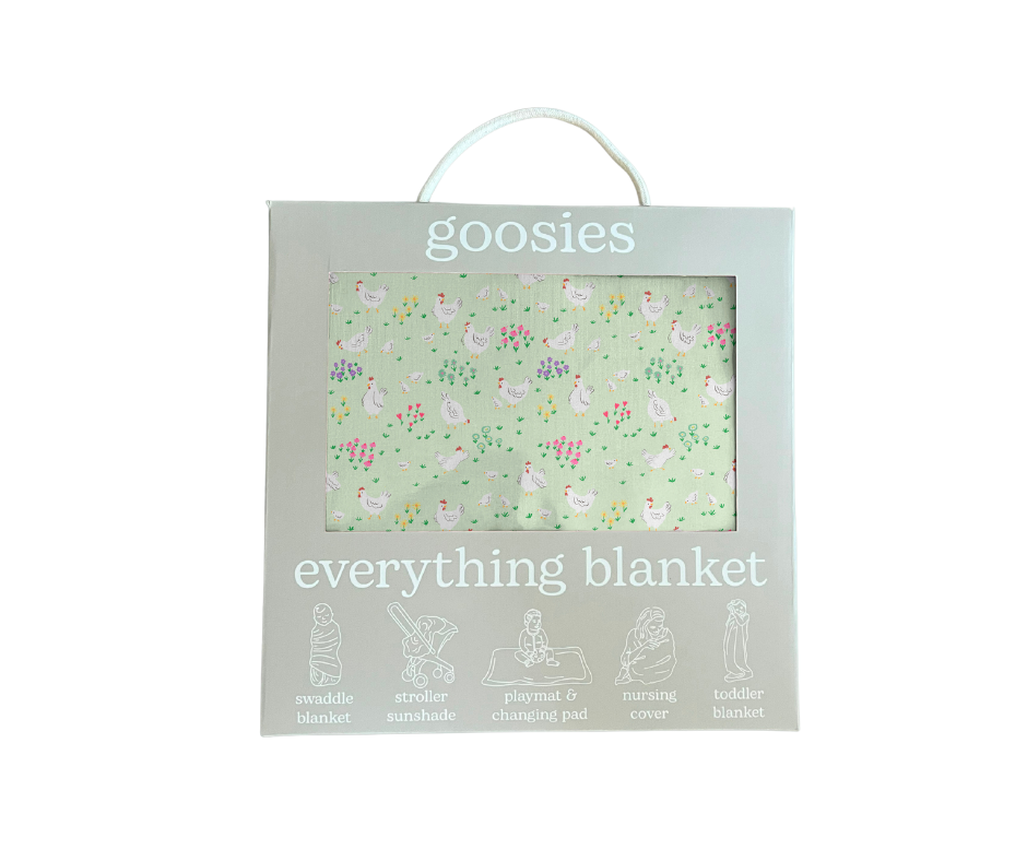 Spring Chickens Everything Blanket