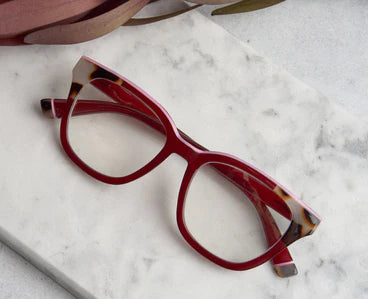 Peepers Blue Light Romona- Cherry/ Chai Tortoise